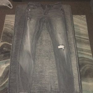 Grey Hollister Advanced Stretch Skinny Jeans